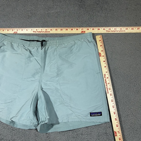 Patagonia Aqua Blue Baggies Summer Shorts Mens Size Large #2068 - Picture 8 of 9
